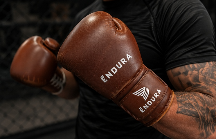 "VINTAGE" Boxing Gloves with Laces - 3