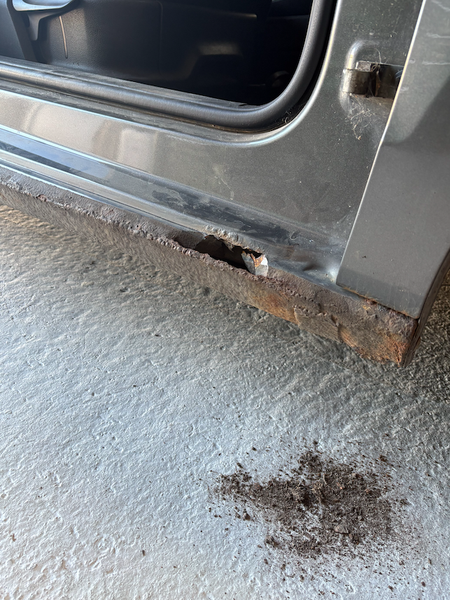 VW Polo Sill repair