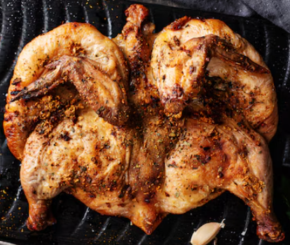 Poulet grillé entier