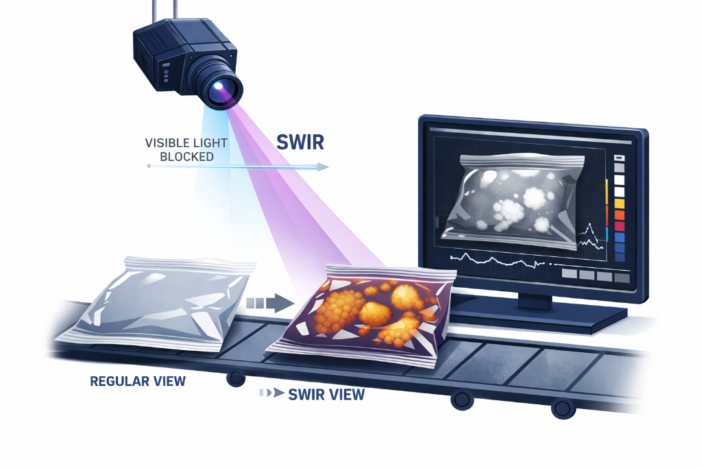 SWIR Imaging - food and material inspection