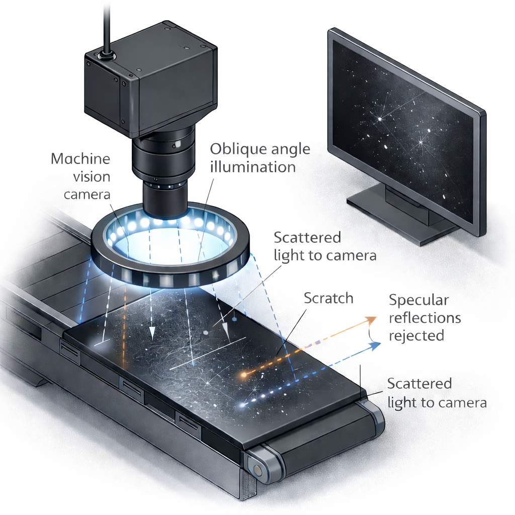 Dark Field Illumination - surface defect detection