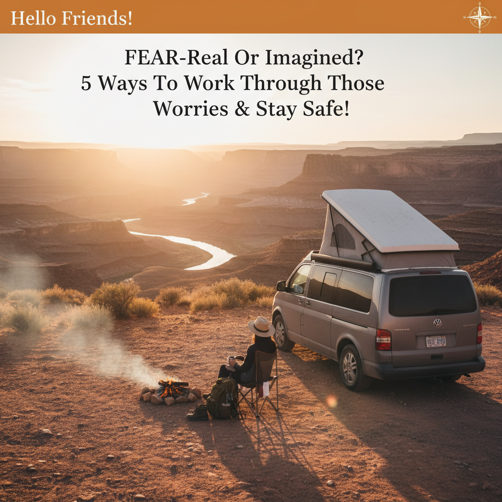 FEAR-Real Or Imagined? 5 Ways To Work Through Those Worries & Stay Safe!