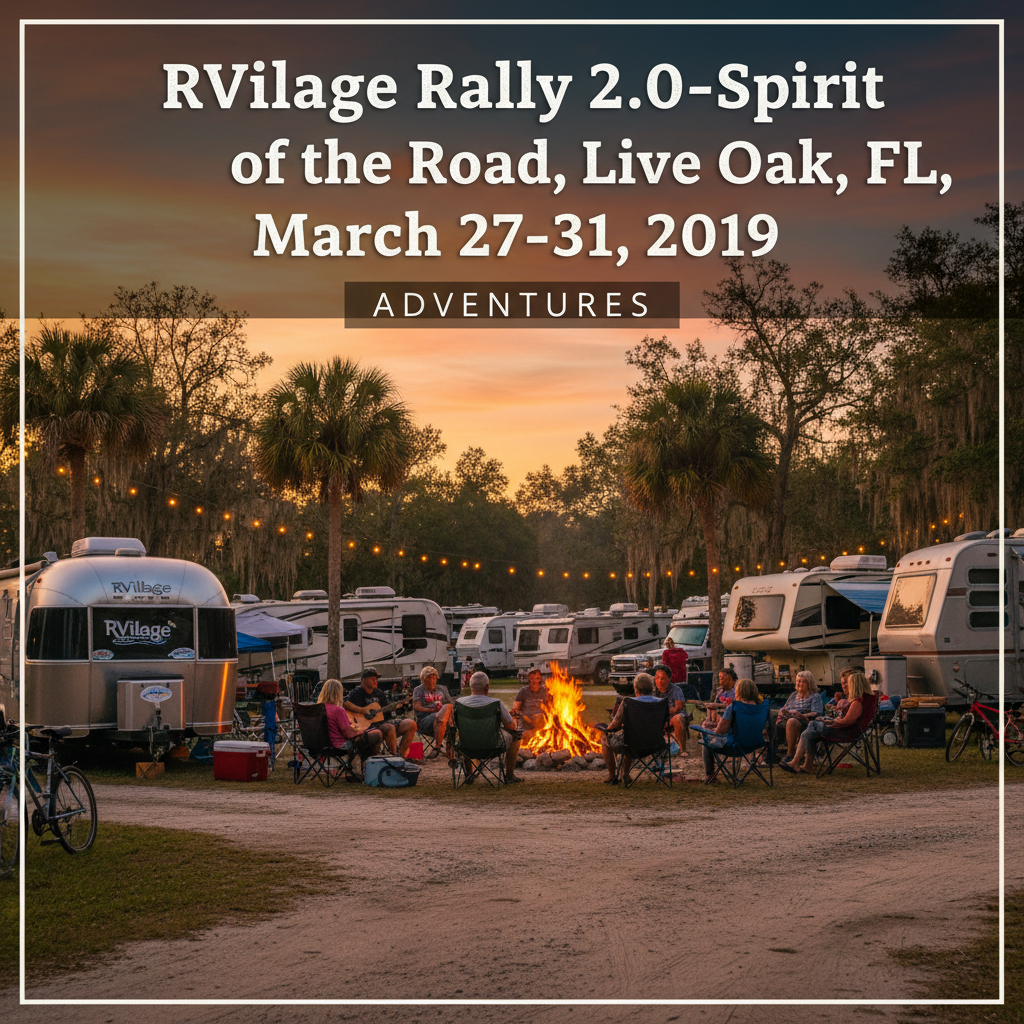 RVillage Rally 2.0-Spirit of the Road, Live Oak, FL, March 27-31, 2019