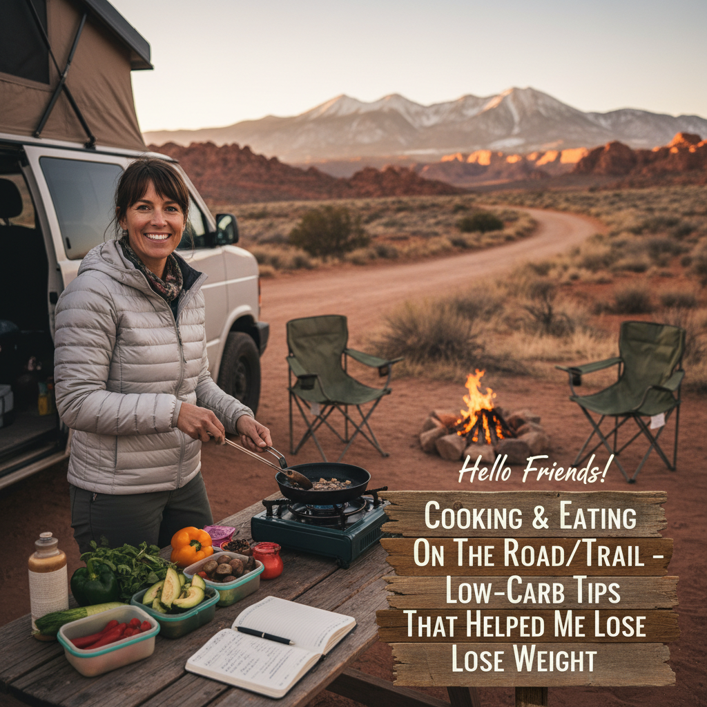 Cooking & Eating On The Road/Trail-Low-Carb Tips That Helped Me Lose Weight