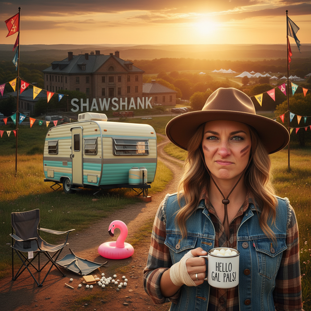 Girl Camper Adventure...I Survived Shawshank! Festival Hopping & Embarrassing Accident!