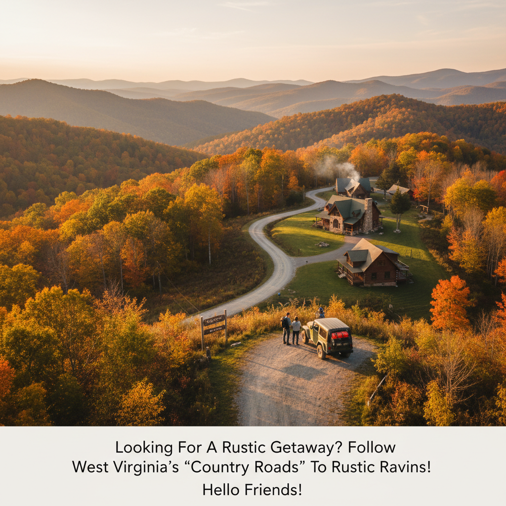 Looking For A Rustic Getaway? Follow West Virginia's "Country Roads" To Rustic Ravines!