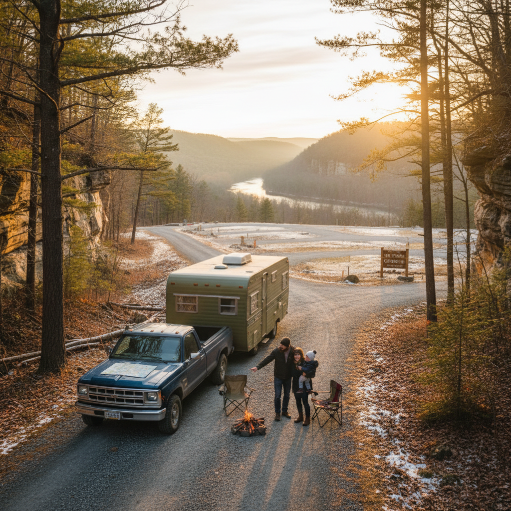 Happy New Year! Catching Up...Backroads, Hocking Hills, G-Baby, New Campground & More!
