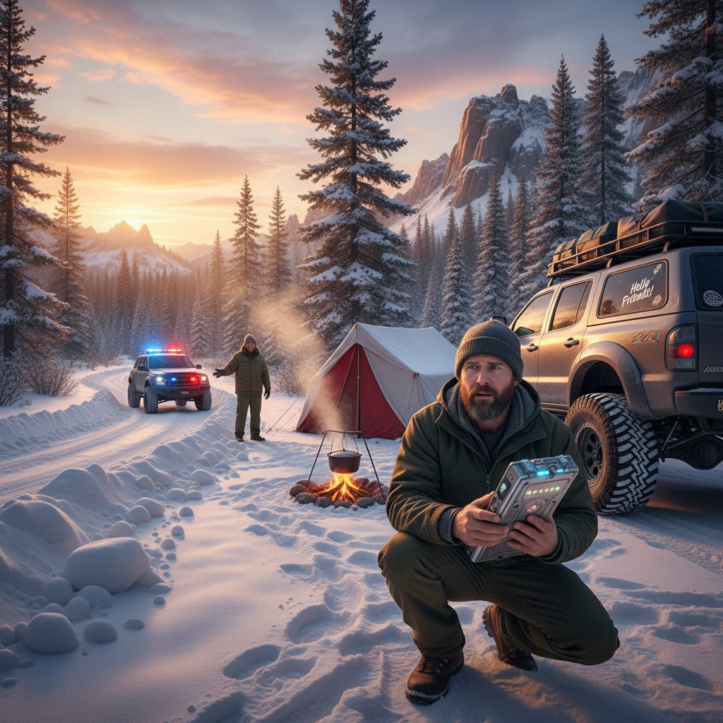 Survival Workshop-Winter Adventure Weekend...Gadget Nearly Gets Me Arrested!