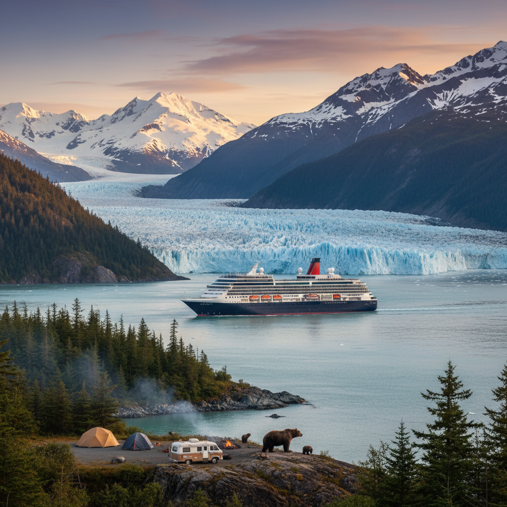 Go Wild! Camp & Cruise Alaska-Part 3-Glacier Bay-Serene, Otherworldly Experience...and BEARS!