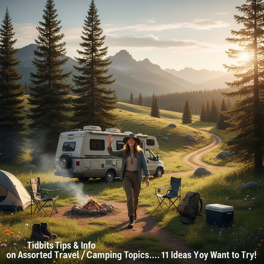 Tidbits, Tips & Info on Assorted Travel/Camping Topics...11 Ideas You May Want To Try!