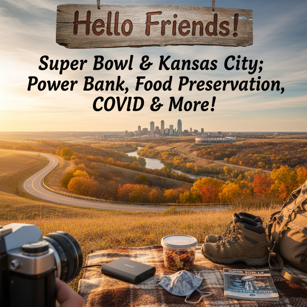 Super Bowl & Kansas City; Power Bank, Food Preservation, COVID & More!