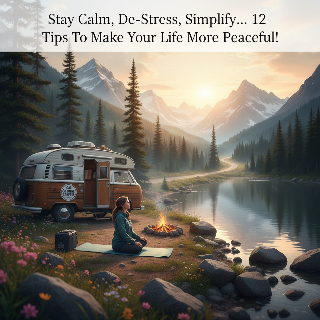 Stay Calm, De-Stress, Simplify...12 Tips To Make Your Life More Peaceful!