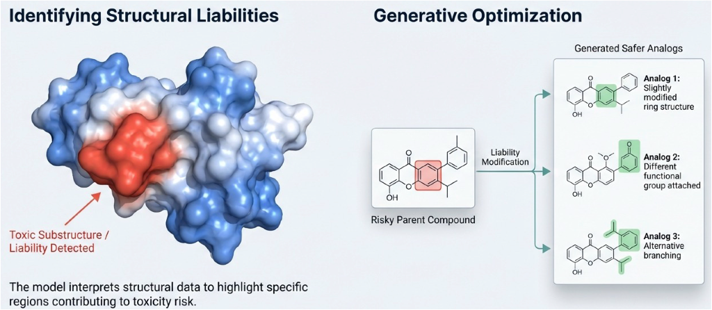 AI-driven molecular insight and safety prediction