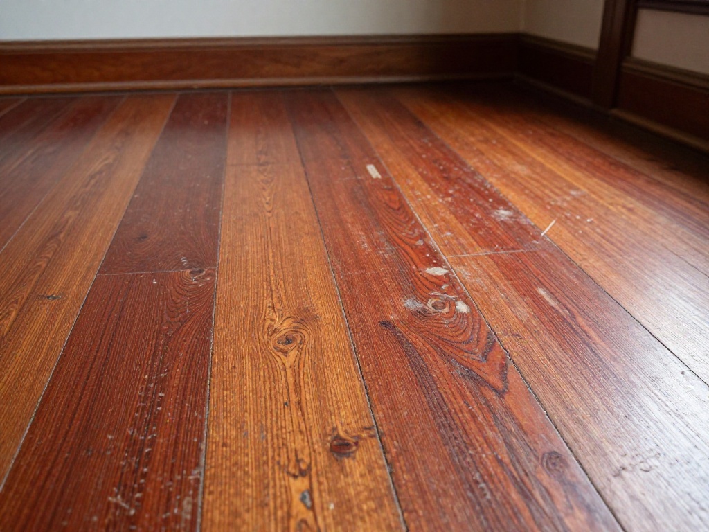 McLean colonial hardwood surface scratches