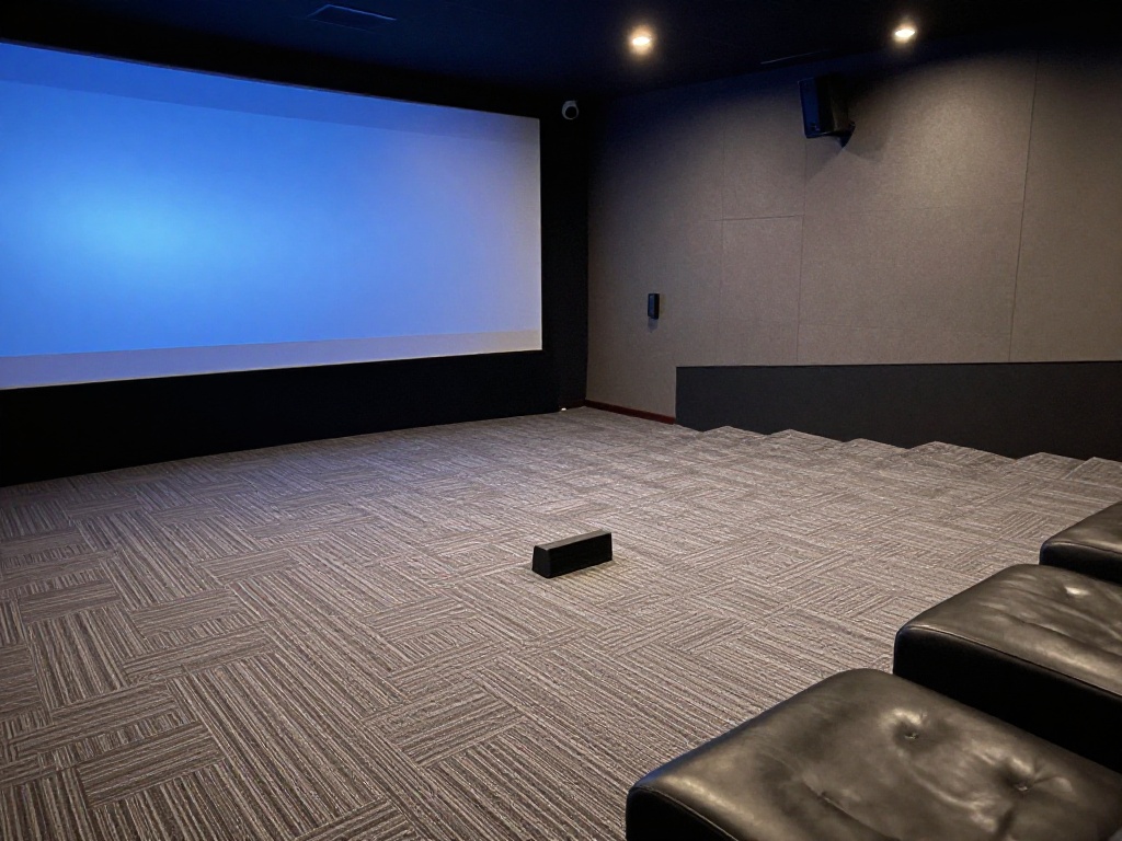 Home Theater Carpet installation 3
