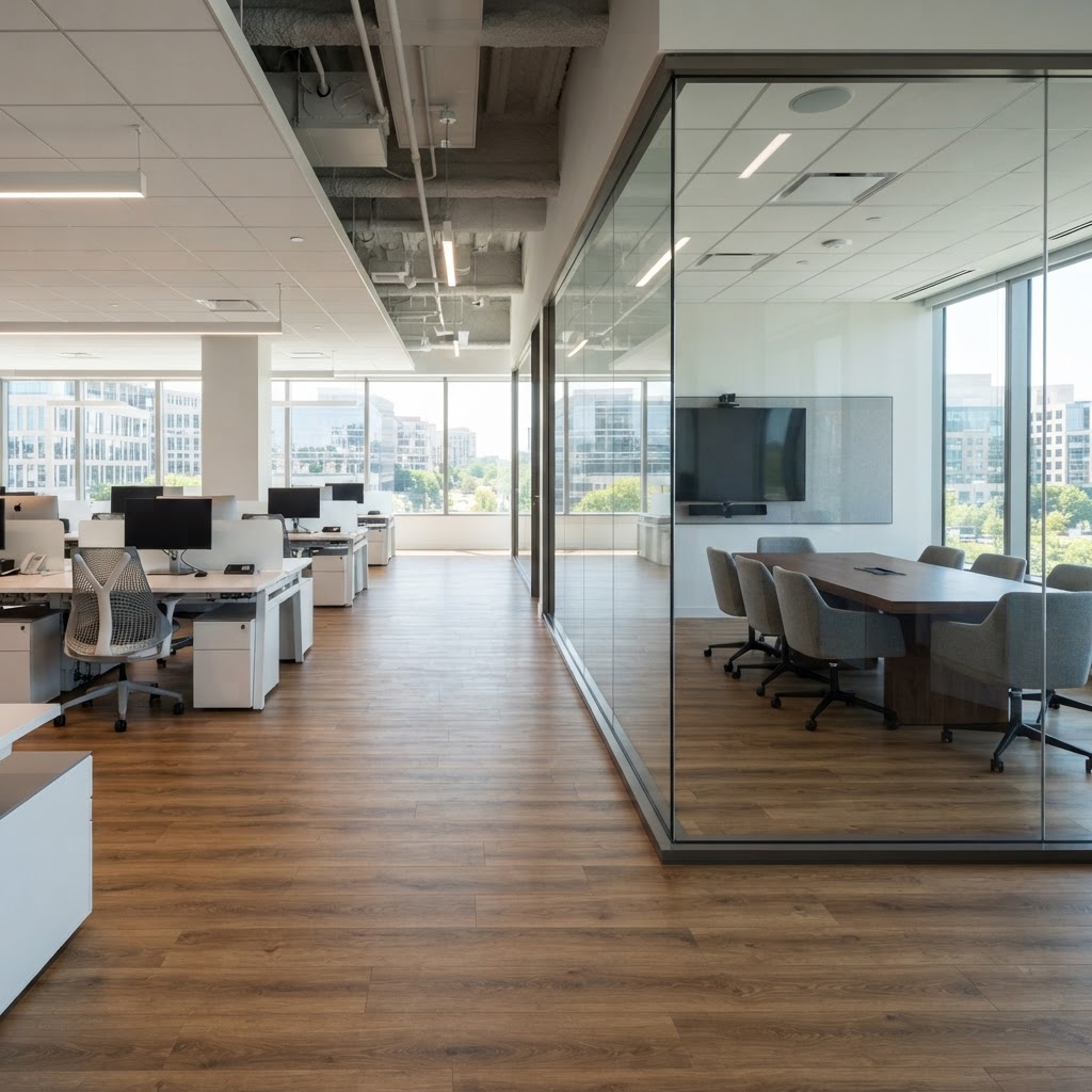 What Is the Best Flooring for a Commercial Office Space in Northern Virginia?