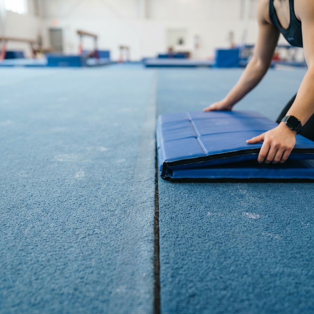 Gymnastics Flooring installation 3