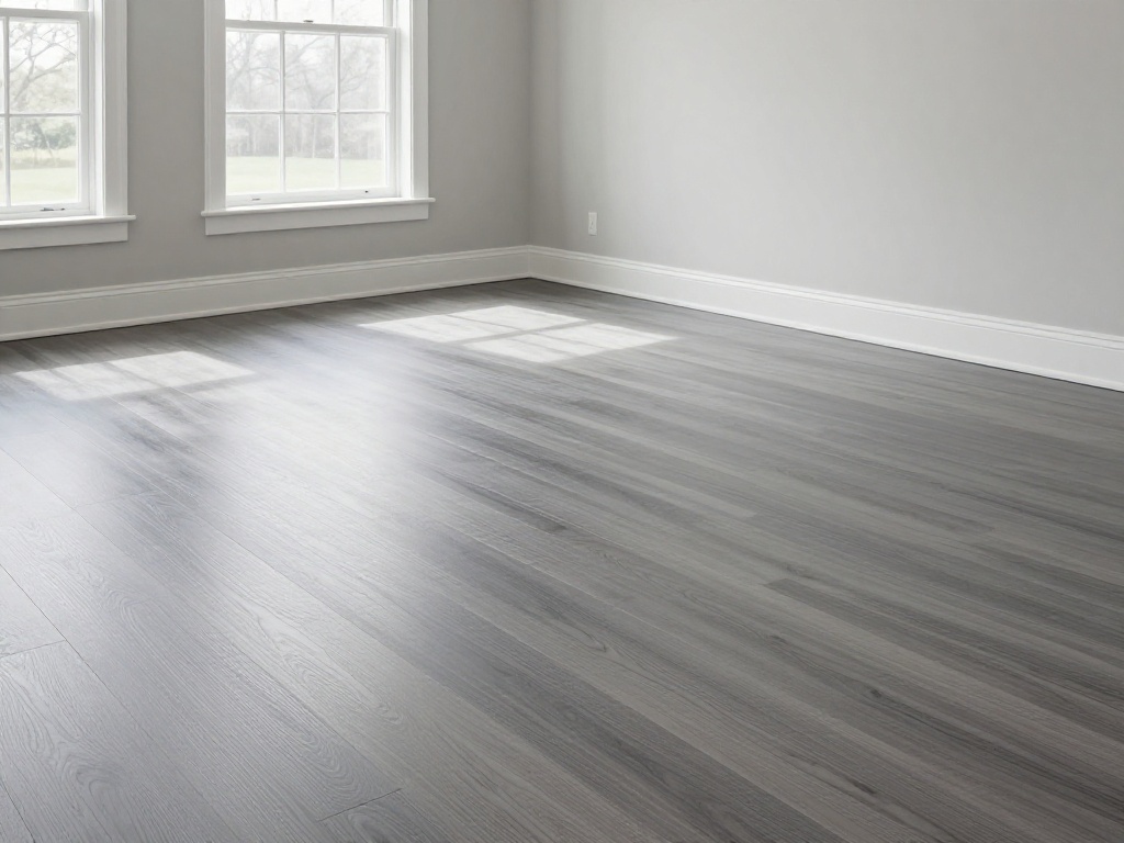 Soft warm-gray hardwood flooring in a Northern Virginia home — timeless and versatile