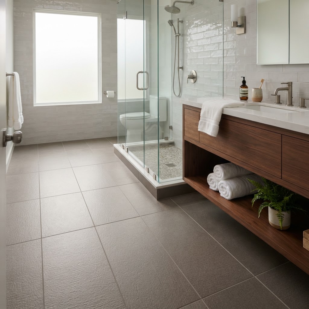 Non-Slip Ceramic Bathroom Tiles: Where to Use Them