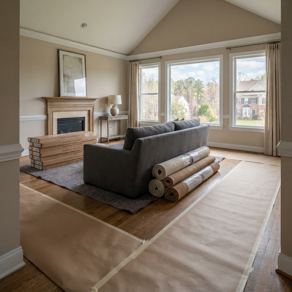 How to Prep Your Tysons Home for Flooring Installation: Furniture, Pets and Move-Out Day