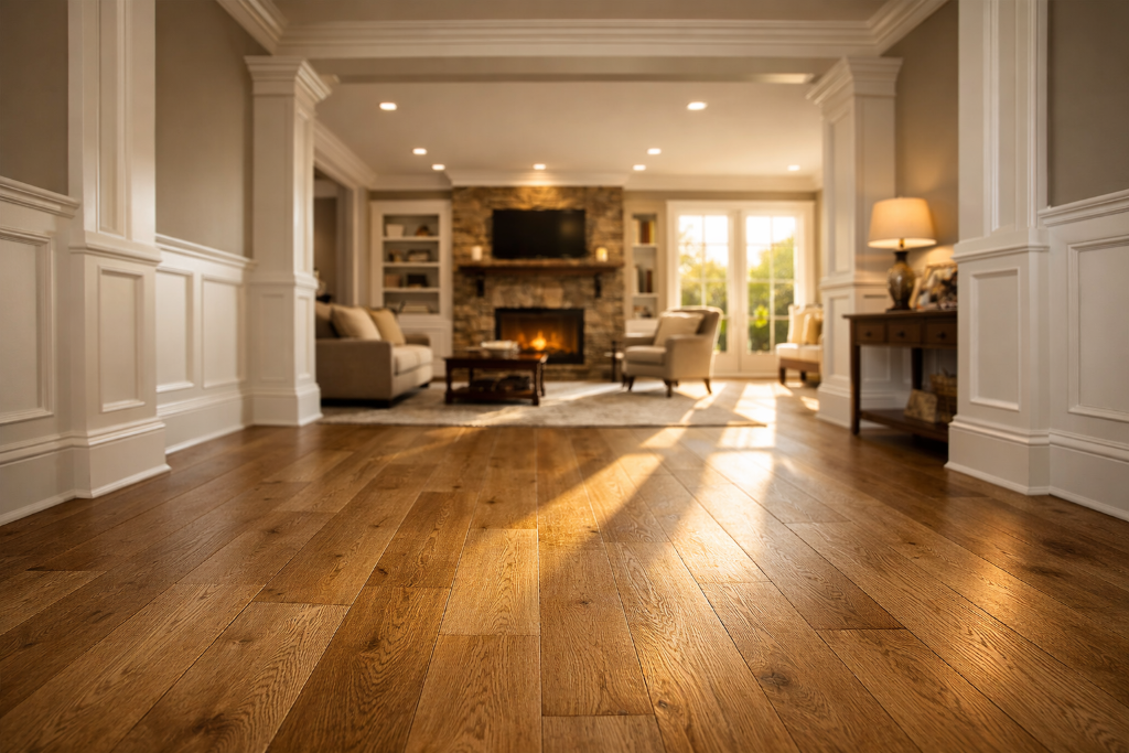 Beautiful hardwood flooring