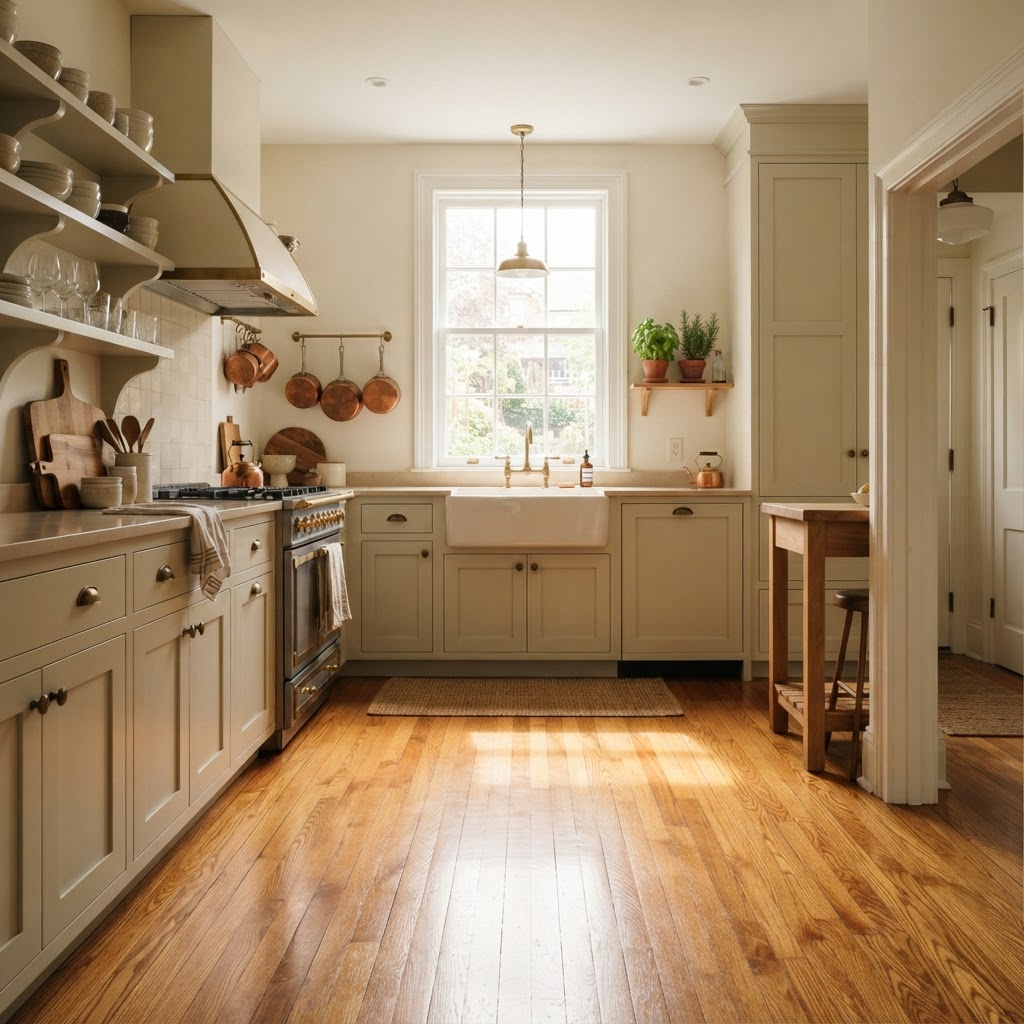 Floor Restoration in a Fairfax kitchen