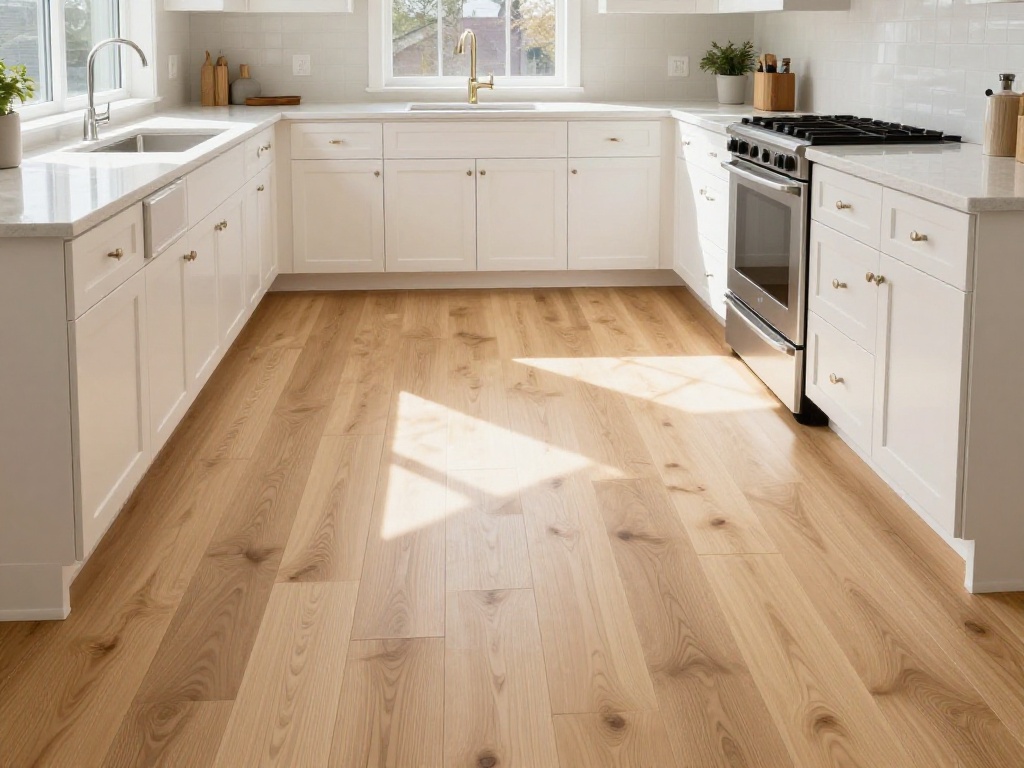 Luxury vinyl flooring styles — wood, tile and stone look