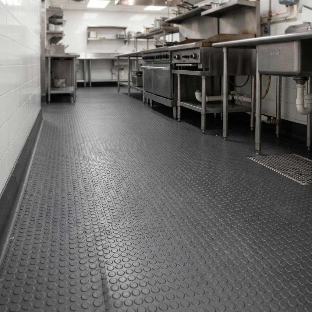 Commercial Rubber Flooring installed in Northern Virginia