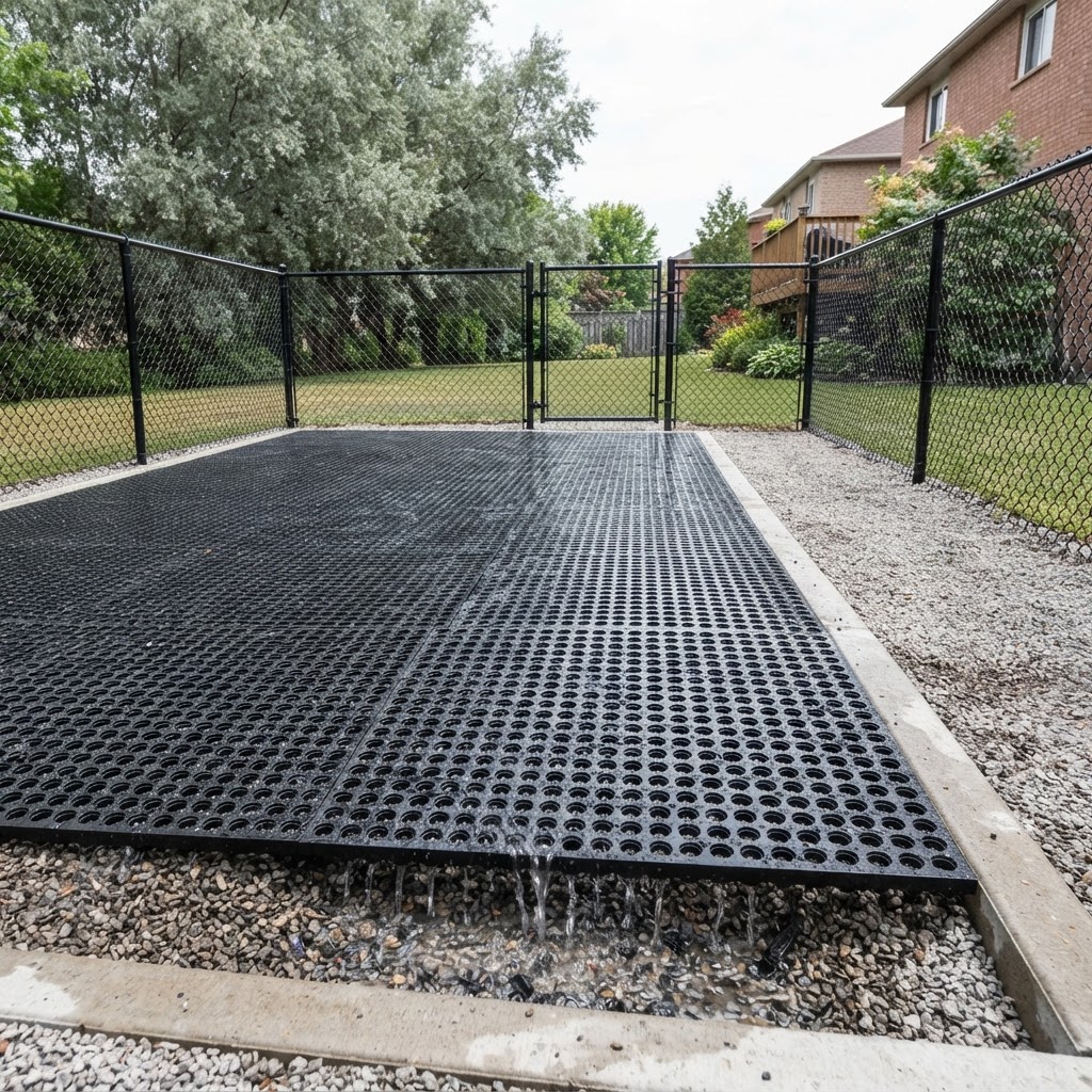 Perforated Run Mats for outdoor spaces in Northern Virginia