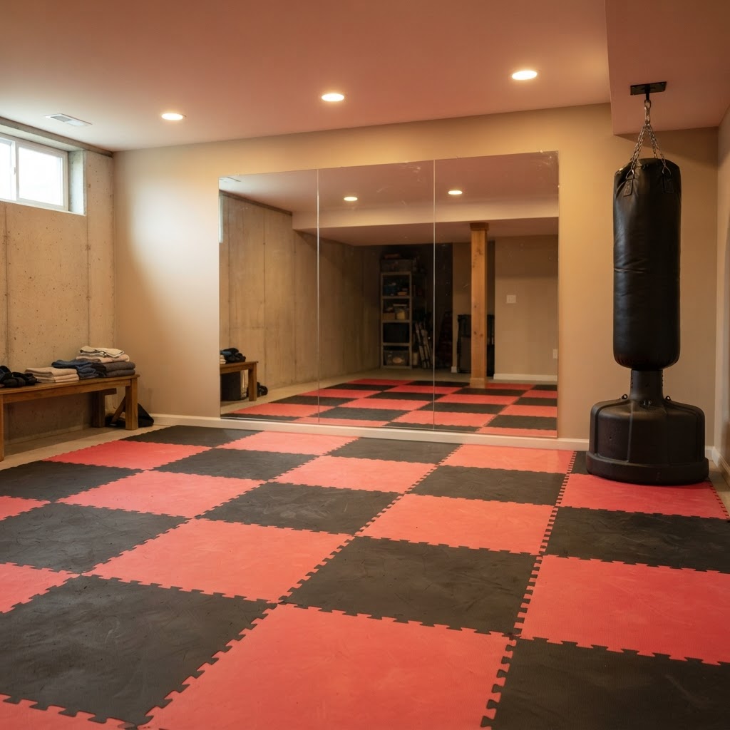 Martial Arts Flooring installation 2