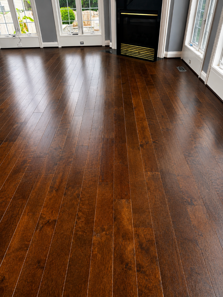 Reston Hardwood Living Room