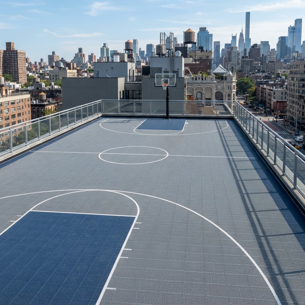 Outdoor & Rooftop Courts installed in Northern Virginia