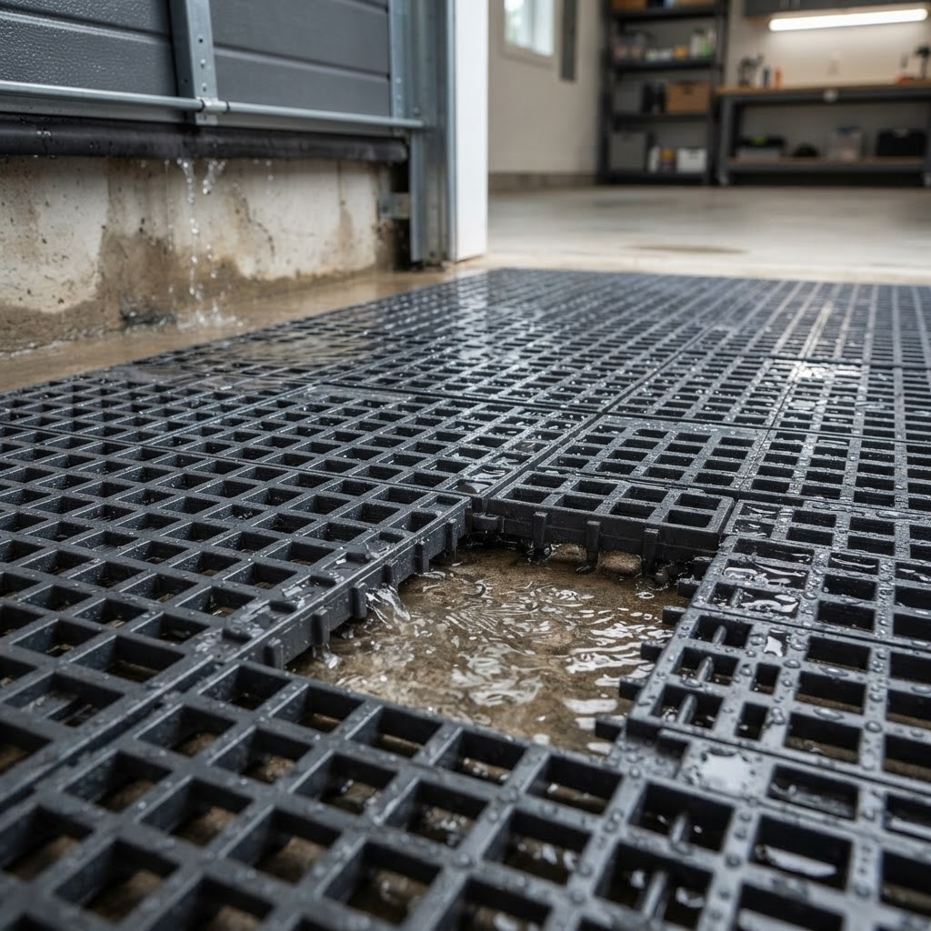 Perforated Drain Tiles installed in Northern Virginia