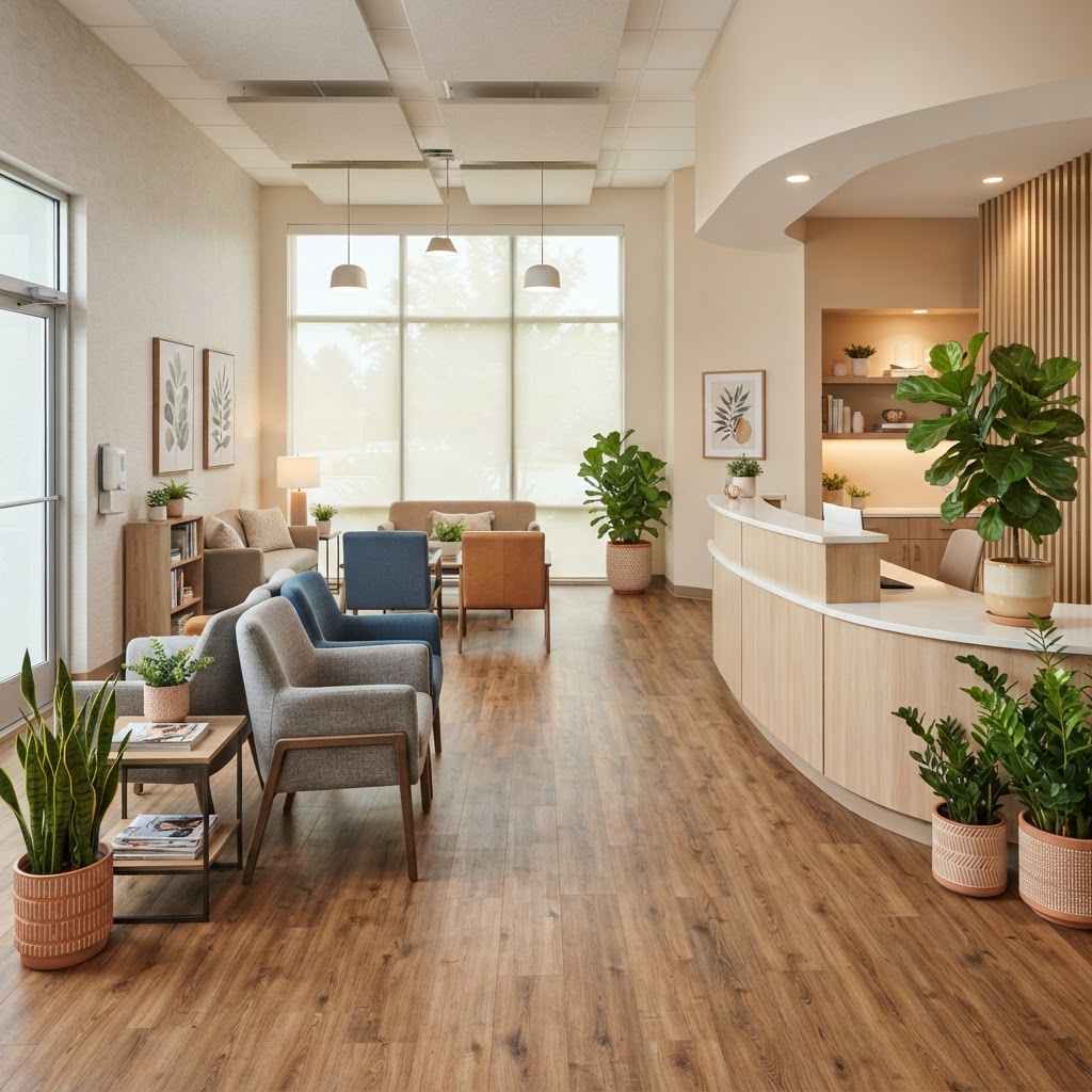Doctor Office Flooring installed by Floors and Beyond in Northern Virginia