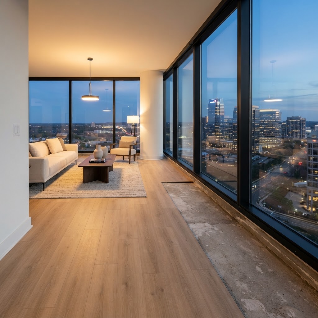 Renovating a Tysons High-Rise Apartment: Which Floors Work on Concrete Subfloors