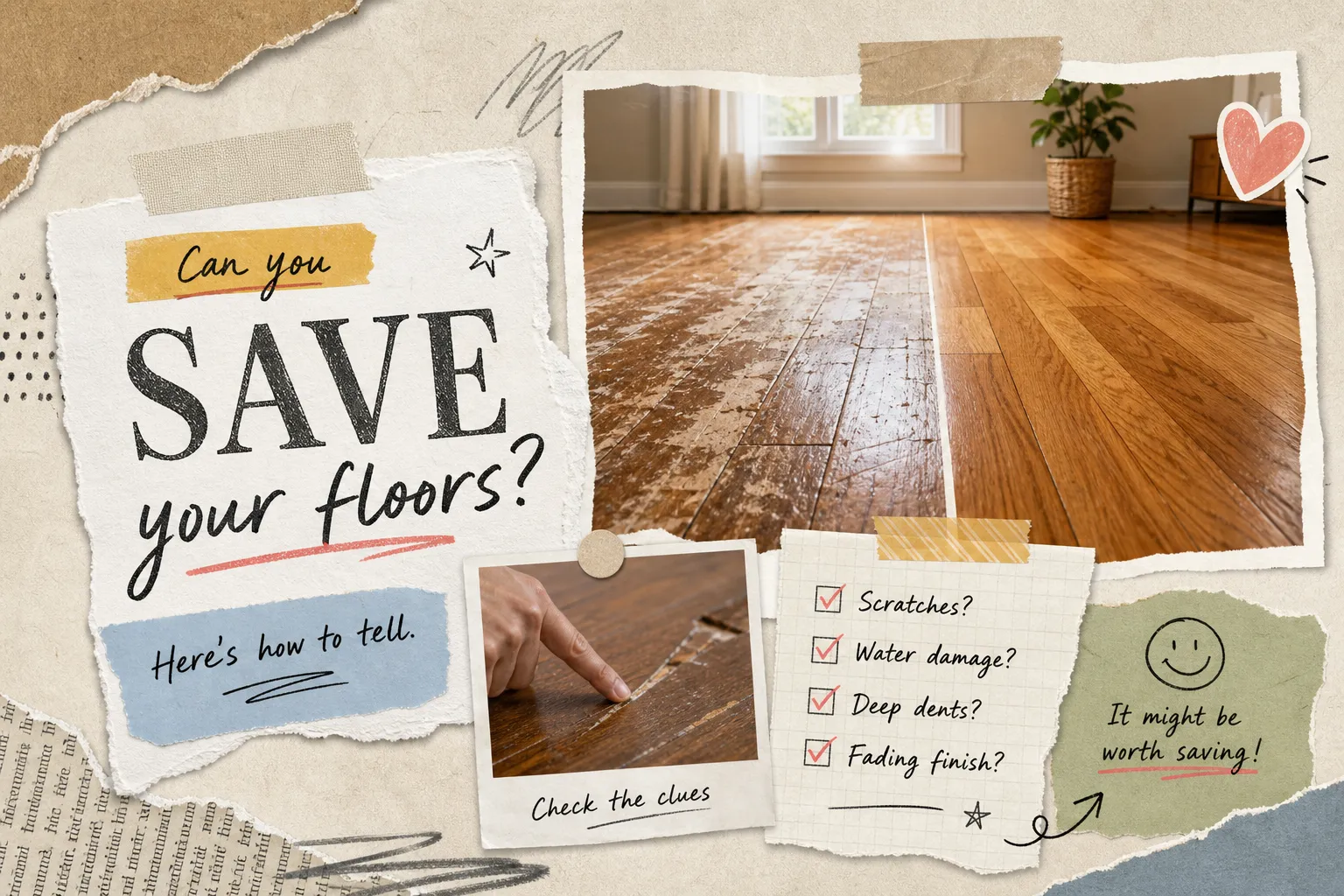 Can Your Hardwood Floors Be Saved? Here's How to Tell