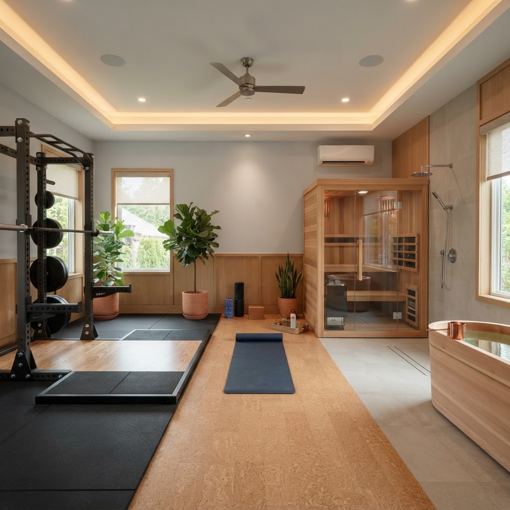 Creating a Home Gym and Wellness Room: Planning a Space for Workouts, Recovery, and Relaxation