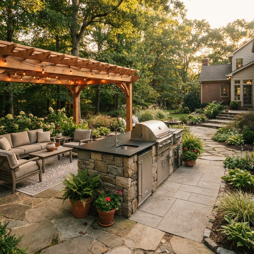 Outdoor Kitchen Remodeling & Flooring: Choosing Durable Flooring for Northern Virginia Outdoor Living