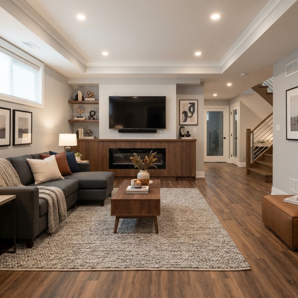 Best Basement Flooring for Arlington, VA Homes: Vinyl, Tile or Engineered Wood?