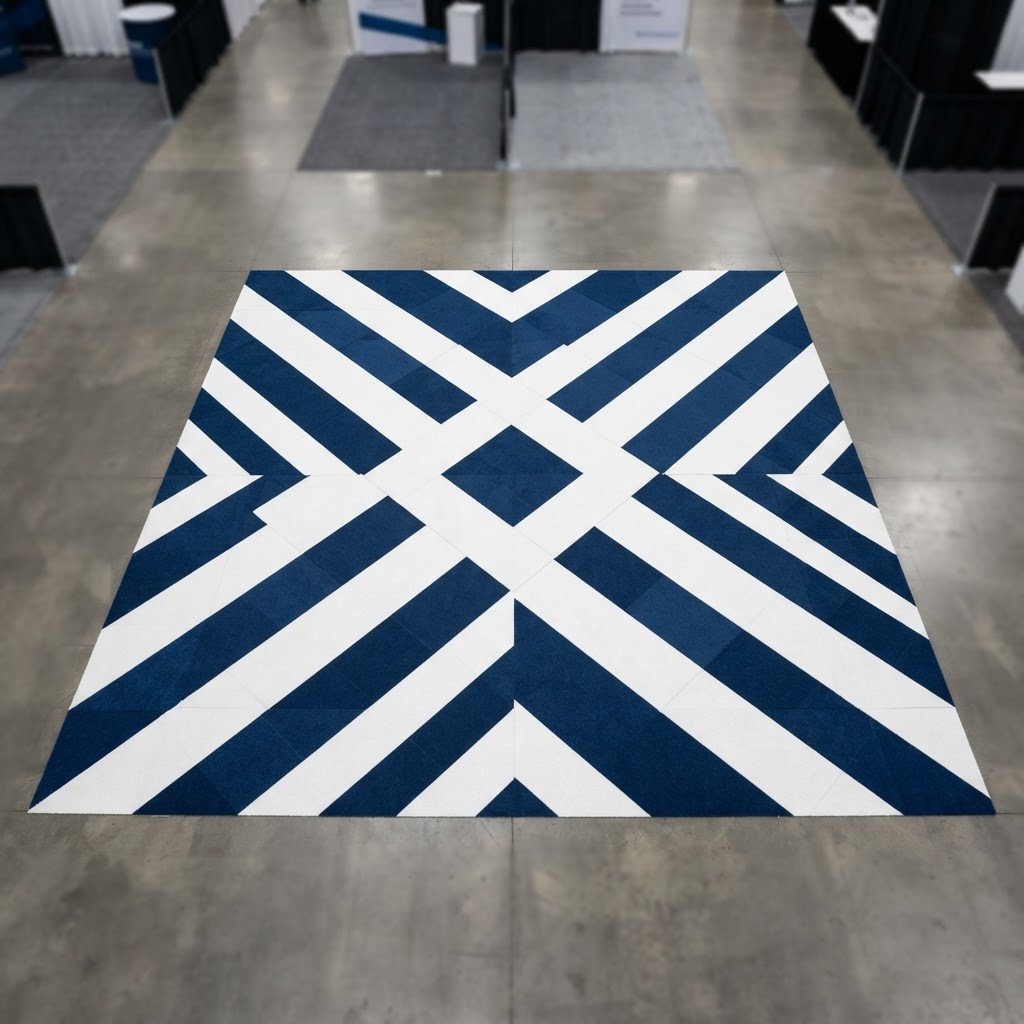 Custom Branded Floors installed in Northern Virginia