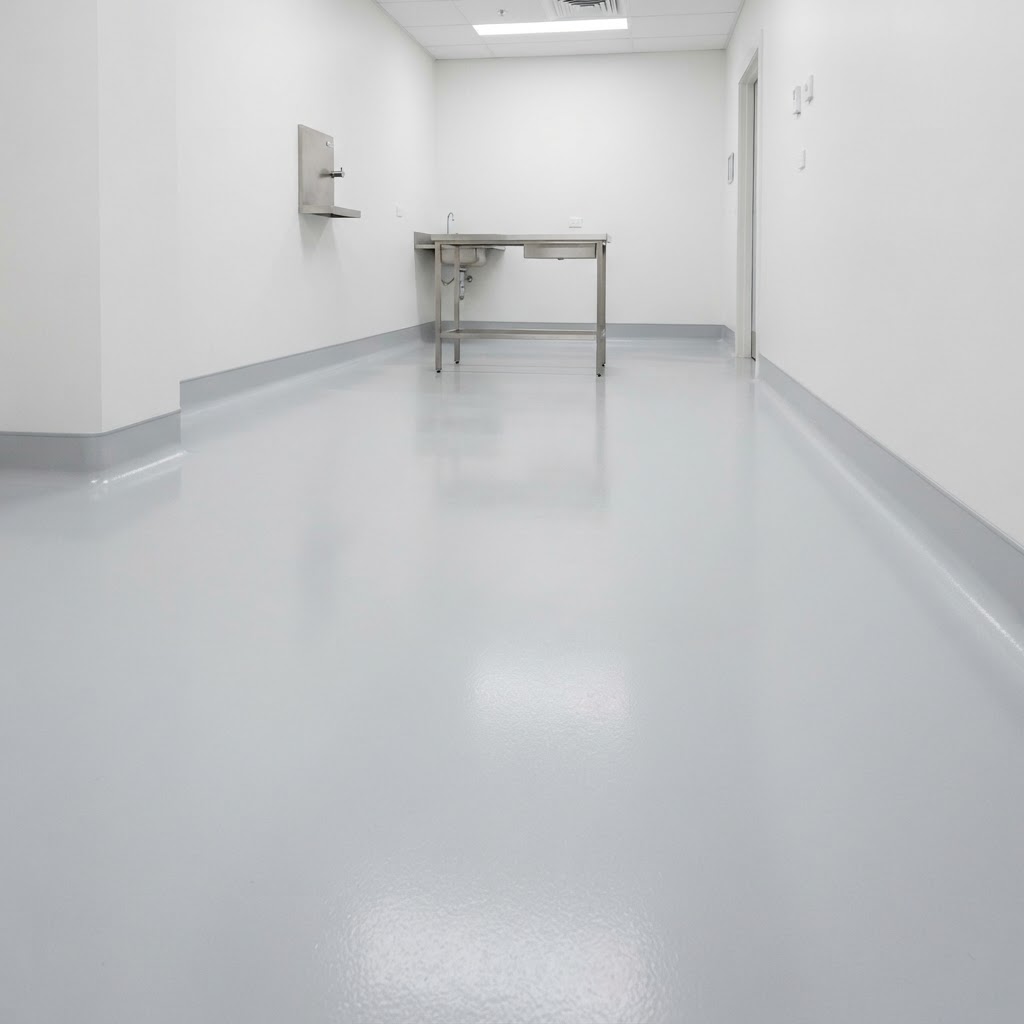 Veterinary Clinic Flooring installation detail in Northern Virginia
