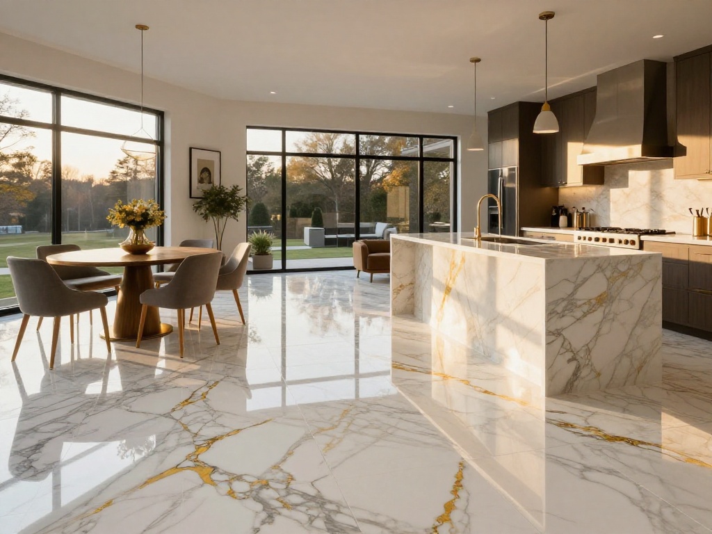 Marble stone tile kitchen — Floors and Beyond