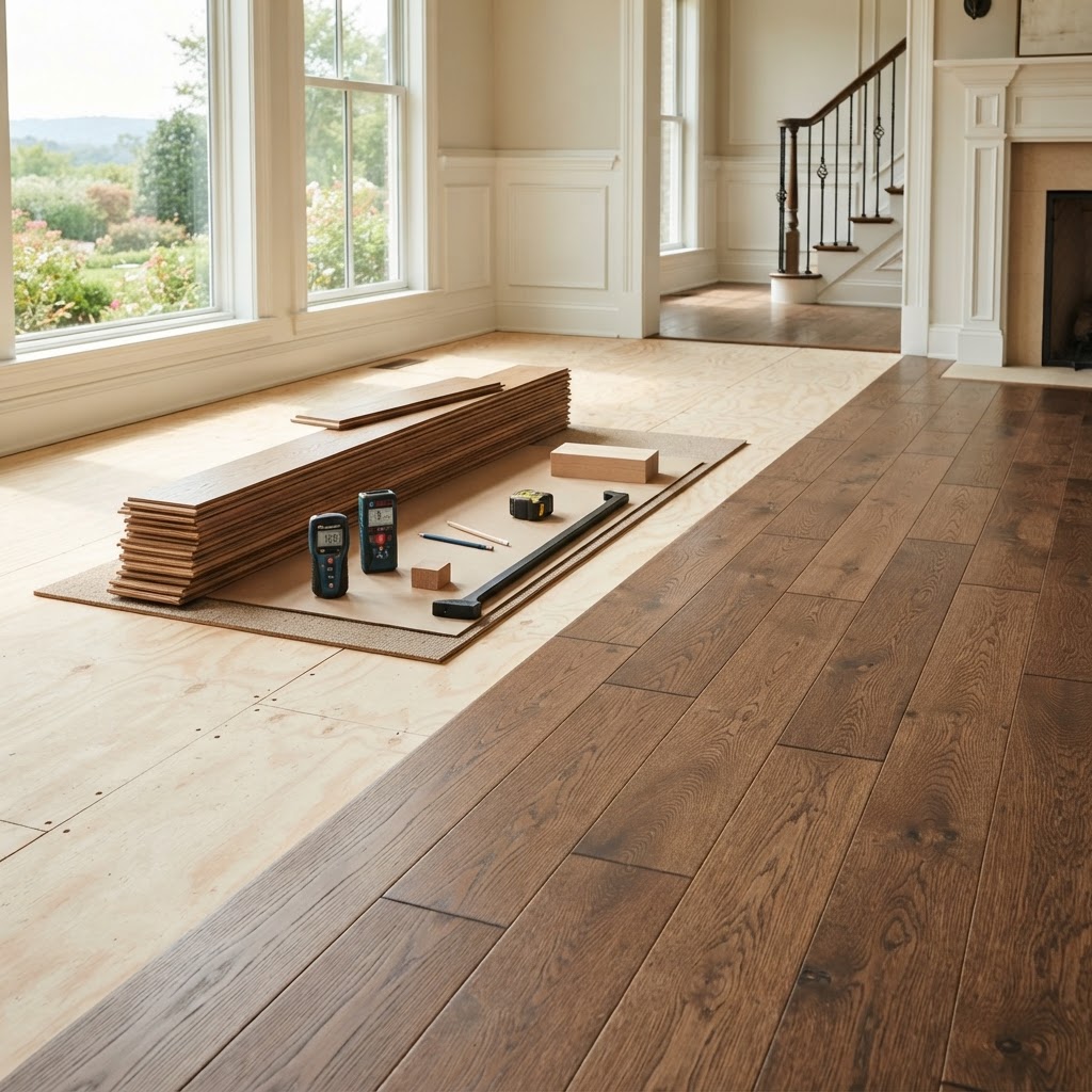Choosing a Hardwood Floor Contractor in Northern Virginia: What In-House Crews Mean for Your Project