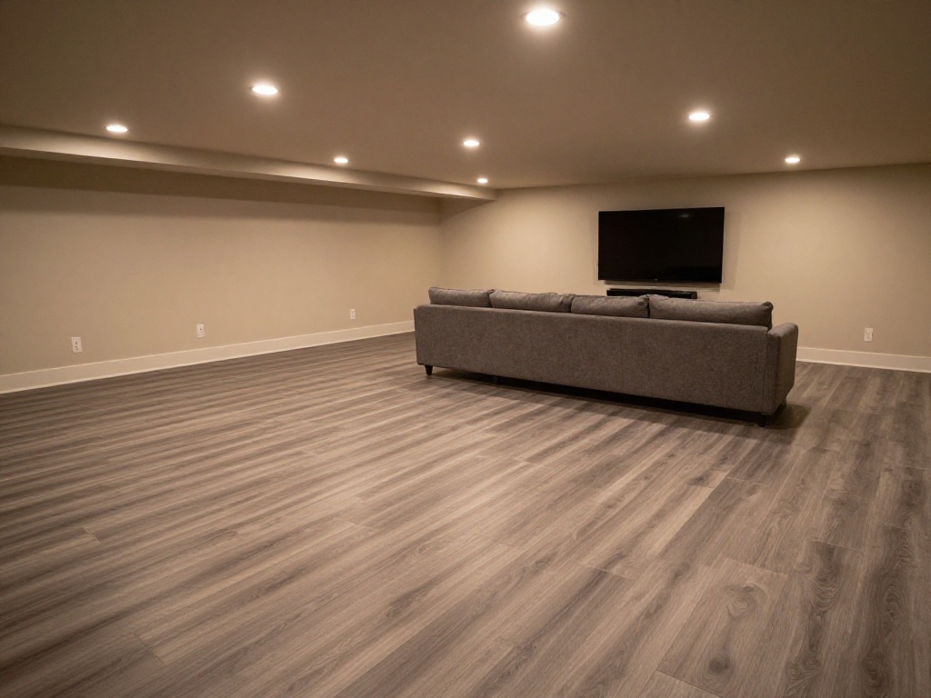 Luxury vinyl flooring in Northern Virginia home