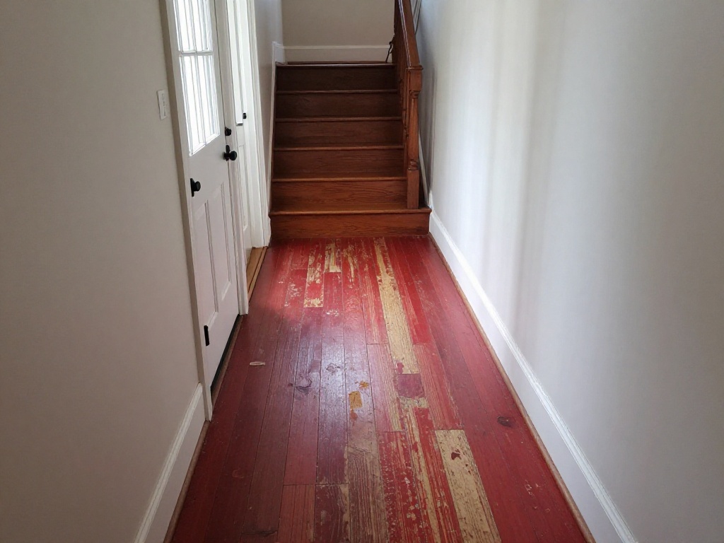 McLean colonial before sanding