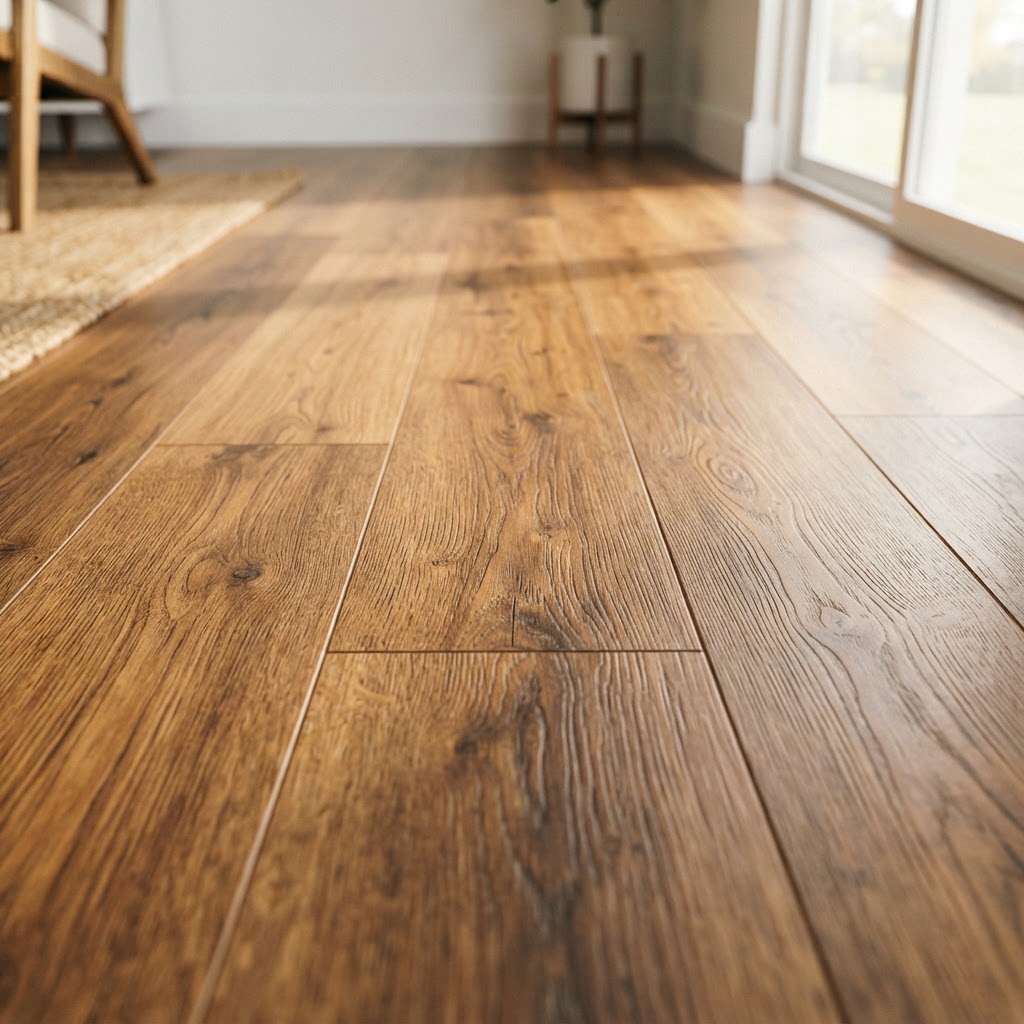 Laminate Flooring installation detail in Northern Virginia