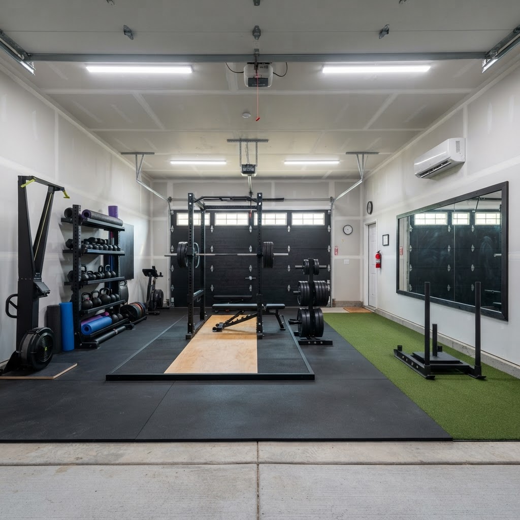 Garage-to-Home-Gym Conversion: Flooring, Insulation, Layout, and Renovation Costs