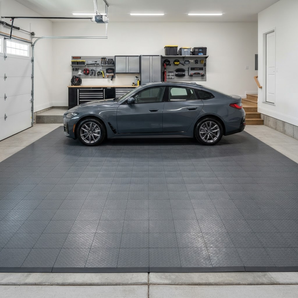 Rigid Polypropylene Tiles installed in Northern Virginia
