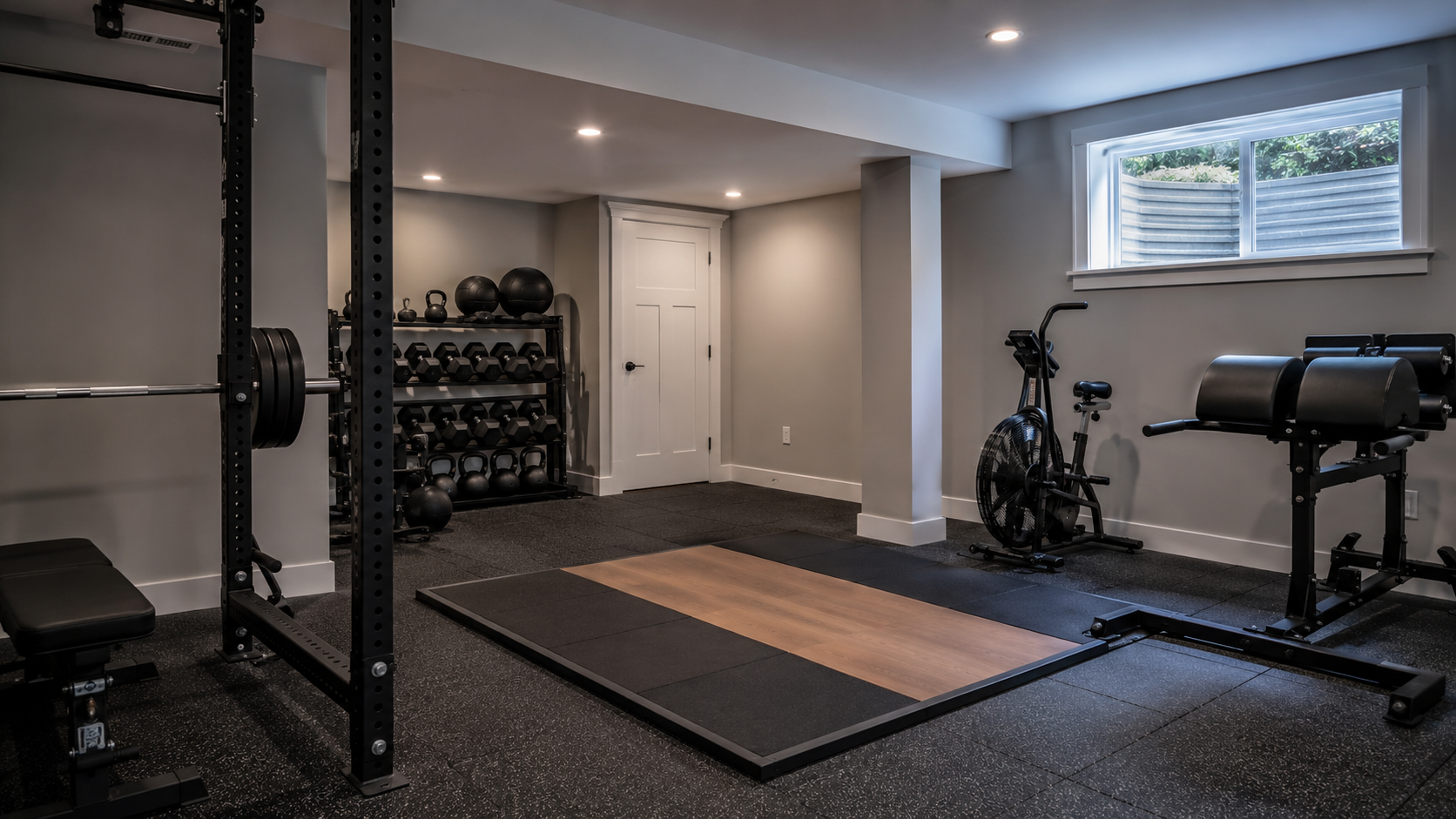 What is the best flooring for a home gym in Arlington?