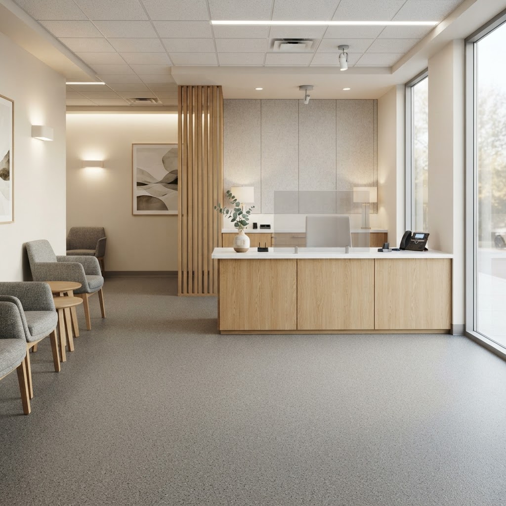 Commercial Rubber Flooring installed in Northern Virginia